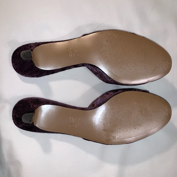 Purple Crush Velvet Sorbet Raisin Rhinestone Slide - Picture 5 of 5